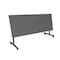 Kobe Rectangle FlipTop Table, 72" W, 29" H, Laminate Top, Gray MKFTM7230GY - alternate 2